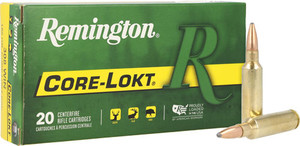 Remington 300 Wsm 150gr - Core-lokt Psp 20rd 10bx/cs Remington 300 Wsm 150gr - Core-lokt Psp 20rd 10bx/cs