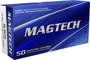 Magtech 45 Acp 230gr Fmj - 50rd 20bx/cs Magtech 45 Acp 230gr Fmj - 50rd 20bx/cs