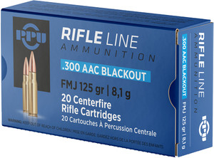 Ppu 300 Aac 125gr Fmj - 20rd 50bx/cs Ppu 300 Aac 125gr Fmj - 20rd 50bx/cs