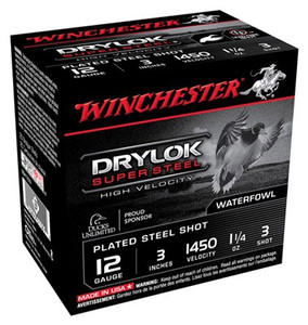 Winchester Drylok 12ga 3" - 1-1/4oz #3 25rd 10bx/cs < Winchester Drylok 12ga 3" - 1-1/4oz #3 25rd 10bx/cs <