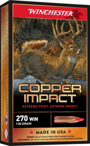 Winchester Copper Impact 270 - Wsm 130gr Xp 20rd 10bx/cs Winchester Copper Impact 270 - Wsm 130gr Xp 20rd 10bx/cs