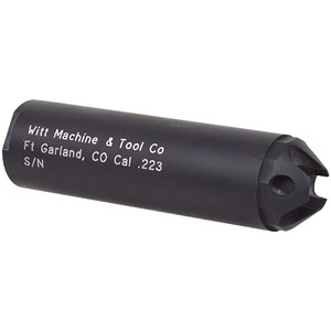 WITT SUPPRESSOR CANOOTER VALVE 5.56 BLK WITT SUPPRESSOR CANOOTER VALVE 5.56 BLK