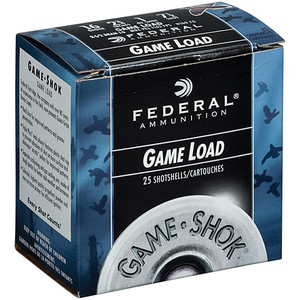 FED GAME-SHOK GAME 20GA 2.75 7/8OZ #8 25/10 FED GAME-SHOK GAME 20GA 2.75 7/8OZ #8 25/10