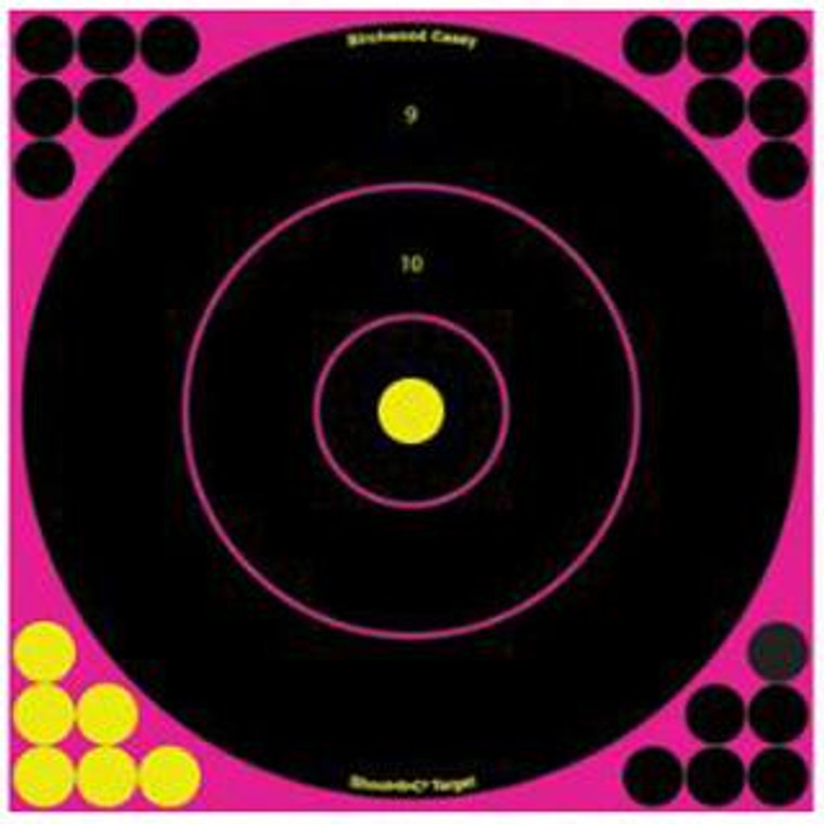 BC SHOOT-N-C PINK 12 BULLS-EYE TGT 5/PK
