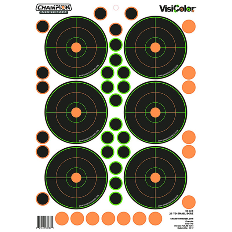 CHAMP 25 YD SM BORE 5PK W/90 PASTORS