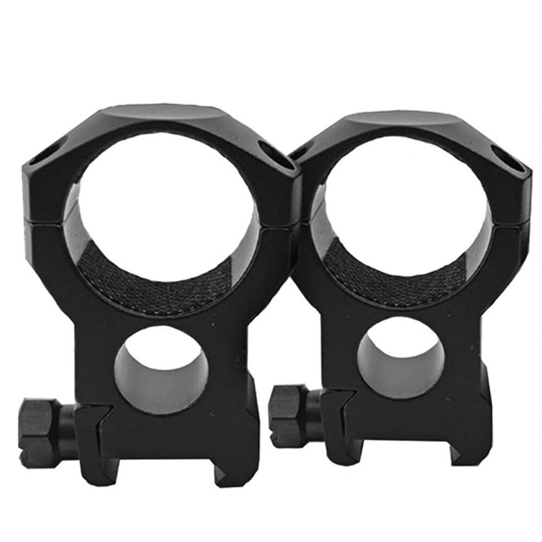 TRAD RINGS 30MM EXTRA HIGH TAC BLK PICATINNY