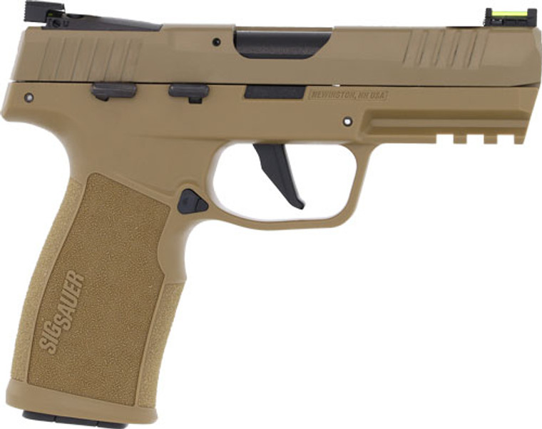 Sig P322 22lr 4" Fiber Optic - Adj. Sights 20-shot Fde Poly