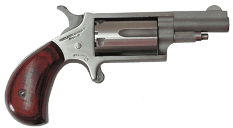 Naa Mini-revolver Combo - 22lr/22wmr 1-5/8" S/s Wood