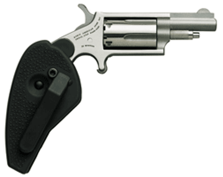 Naa Mini-revolver Combo 1-5/8" - 22lr/22wmr S/s W/holster Grp