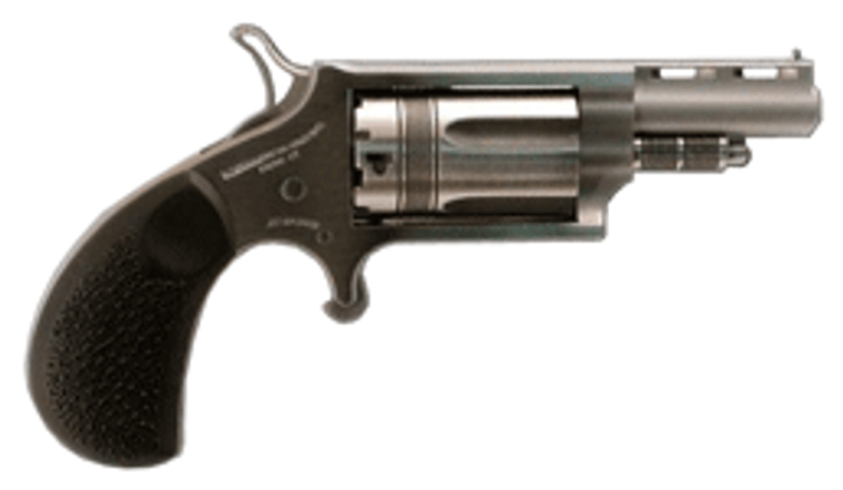 Naa "wasp" Mini-revolver Combo - 1-5/8" 22lr/22wmr S/s Rubber