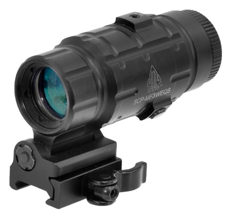 Utg 3x Magnifier Flip To Side - Qd Mount