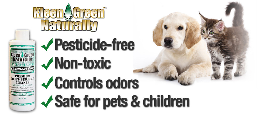 Kleen Green is safe for Pets