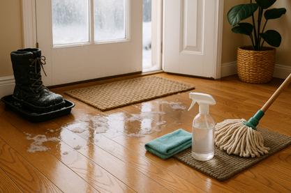 Protect Your Floors: Natural Ways to Combat Salt, Slush, and Winter Grime
