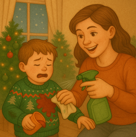 Holiday Stains Don’t Stand a Chance: How to Tackle Tree Sap, Spills & More with Kleen Green Naturally Enzymes