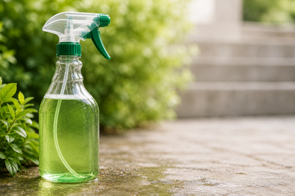 The Best Way to Remove Green Algae From Walkways and Patios