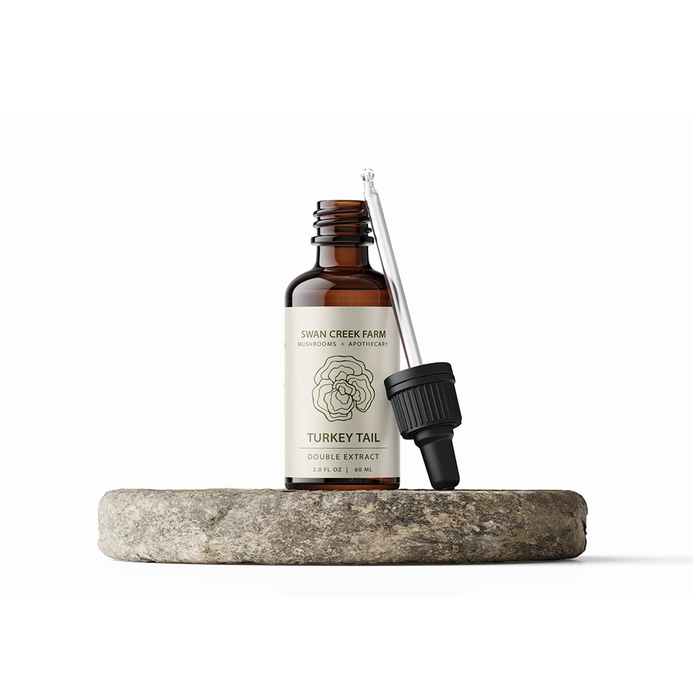 Organic Turkey Tail Dual Extract Grown-Made in the USA