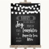 Chalk Style Black & White Lights Hankies And Tissues Personalized Wedding Sign