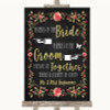 Chalk Blush Pink Rose & Gold Friends Of The Bride Groom Seating Wedding Sign