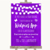 Purple Watercolour Lights Wedpics App Photos Personalized Wedding Sign