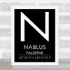 Nablus Palestine Wall Art Print