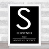 Sorrento Italy Wall Art Print