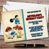 Clumsy Smurfan And Hefty Smurf Children's Birthday Party Invitations