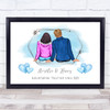 Adventuring Together Romantic Gift For Him or Her Personalized Couple Print