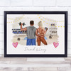 Indoor Gym Romantic Gift For Him or Her Personalized Couple Print