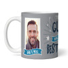 Gift For Dad This Guy Has Best Son Photo Grey Tea Coffee Personalized Mug