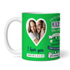 Gift For Husband Green Photo Hearts Tea Coffee Personalized Mug