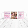 Pink Best Friend Gift Photo Tea Coffee Personalized Mug