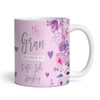 This Gran Belongs Birthday Mother's Day Gift Photo Purple Personalized Mug