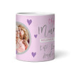 This Mum Belongs Birthday Mother's Day Gift Photo Purple Flower Personalized Mug