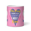Worlds Best Nan Mother's Day Birthday Gift Heart Photo Personalized Mug