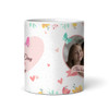 Floral Butterflies Photo Heart Mother's Day Gift Personalized Mug