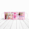 Grandma Birthday Gift Mother's Day Love You Heart Photo Pink Personalized Mug