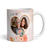 Amazing Mother Mother's Day Gift Floral Heart Photo Personalized Mug