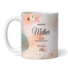 Amazing Mother Mother's Day Gift Floral Heart Photo Personalized Mug