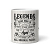 1964 Birthday Gift (Or Any Year) Legends Were Born Tea Coffee Personalized Mug