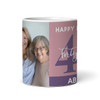 45th Birthday Photo Gift Dusky Pink Tea Coffee Cup Personalized Mug