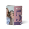 50th Birthday Photo Gift Dusky Pink Tea Coffee Cup Personalized Mug