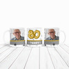 80th Birthday Gift For Him For Her Balloons Photo Tea Coffee Personalized Mug