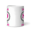 80th Birthday Gift For Women Pink Ladies Birthday Present Personalized Mug
