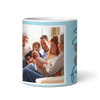 85 & Fabulous 85th Birthday Gift Blue Photo Tea Coffee Cup Personalized Mug