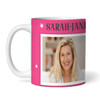 90th Birthday Photo Gift Not Everyone Looks This Good Pink Personalized Mug