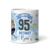 95th Birthday Gift Fishing Present For Angler For Him Photo Personalized Mug