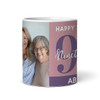 95th Birthday Photo Gift Dusky Pink Tea Coffee Cup Personalized Mug