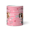Amazing Girlfriend Gift Pink Heart Photo Frame Tea Coffee Cup Personalized Mug