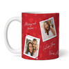 Amazing Wife Gift Red Background Photo Tea Coffee Cup Personalized Mug