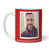 Funny 30th Birthday Gift Middle Finger 29+1 Joke Red Photo Personalized Mug